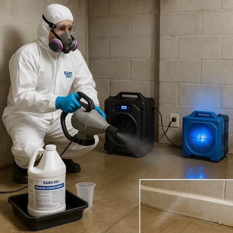 Sanitization and Odor Removal process in Heathsville, VA